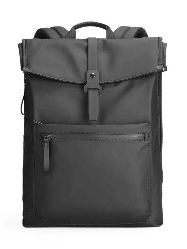 Expandable PU Oxford Commuter Backpack