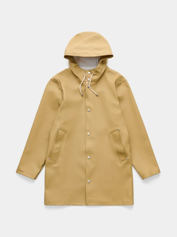 Men’s Heavyweight Waterproof Rain Jacket-Sand